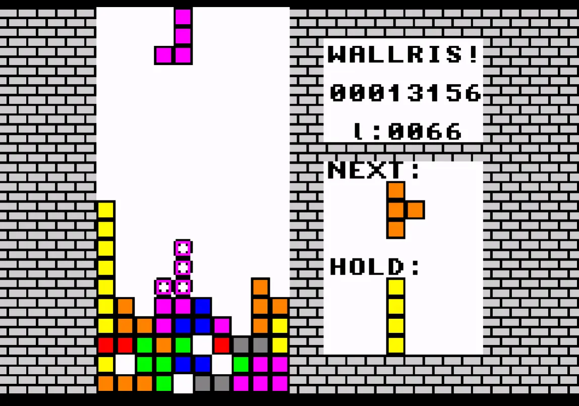 A screenshot of the game running in an emulator.